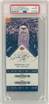 Kobe Bryant ULTRA RARE Signed Ticket Stub from Final Game (4/13/16) (PSA/DNA Encapsulated)