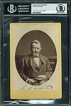 Ulysses S. Grant Rare Signed CDV Portrait Photograph (Beckett/BAS Encapsulated)