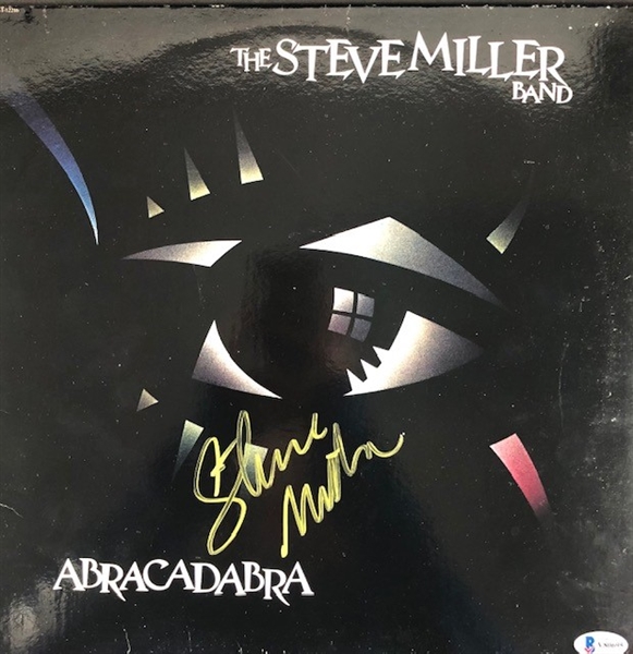 Steve Miller Signed "Abracadabra" Album Cover (Beckett/BAS)