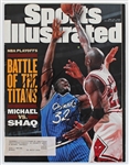Clash of the Titans: Michael Jordan & Shaquille ONeal Signed May 1995 Sports Illustrated (JSA LOA)