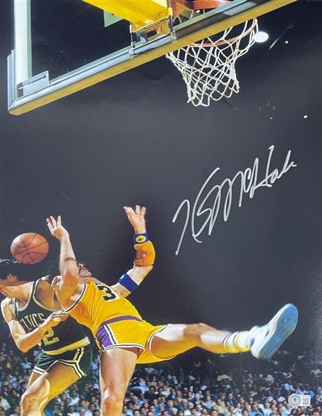 The Boston Celtics:  Kevin McHale Signed 16" x 20" Color Photograph (Beckett/BAS)