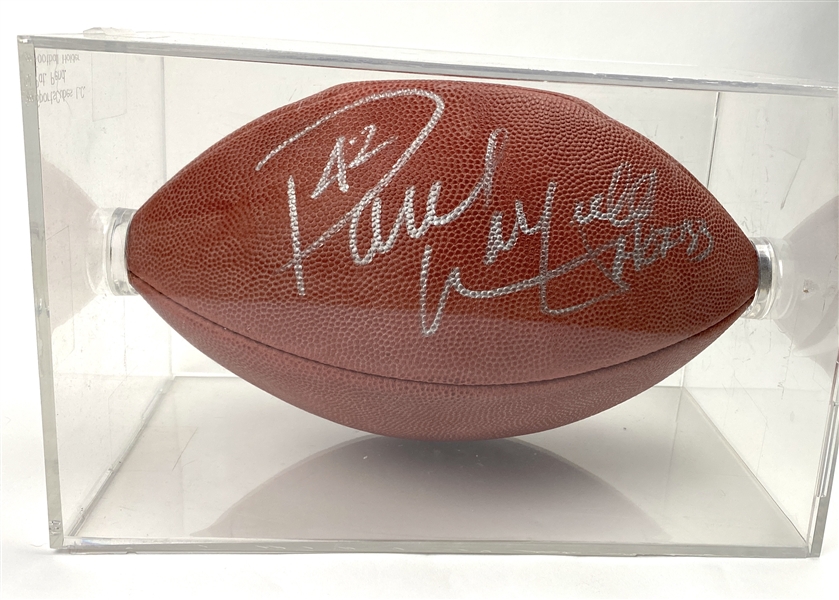 Paul Warfield Official Wilson NFL Signed Football (BAS Guaranteed)