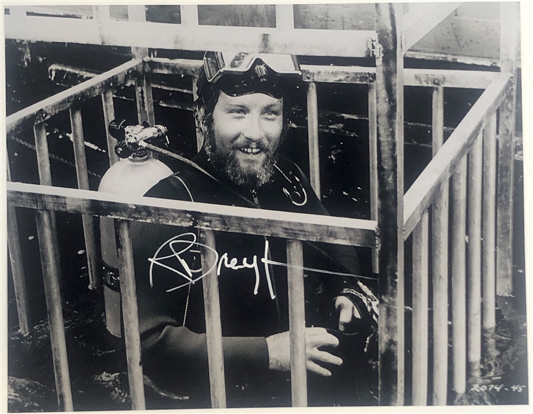 Jaws: Richard Dreyfuss Signed 14” x 11” Photo (Beckett/BAS Authentication)  