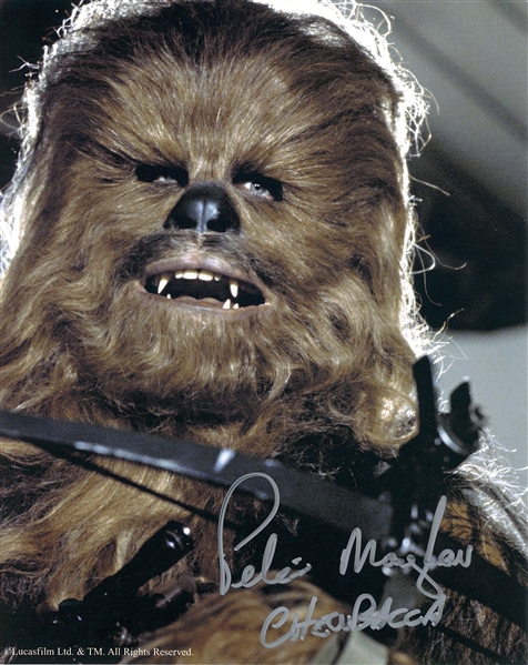 Star Wars: Peter Mayhew “Chewbacca” Signed 8” x 10” Photo from The Original Trilogy (Beckett/BAS Guaranteed)