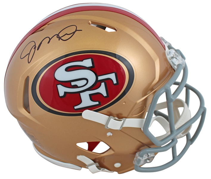 49ers Joe Montana Authentic Signed Full Size Speed Proline Helmet (JSA COA)