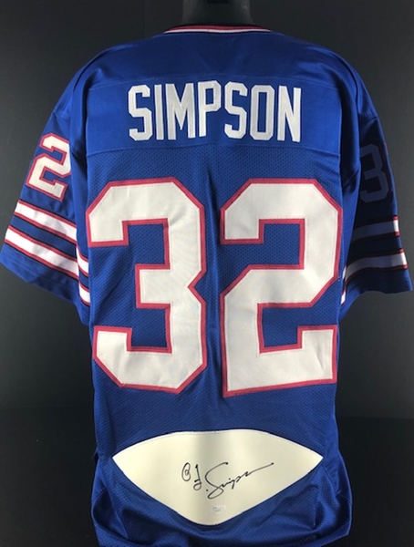 OJ Simpson Signed #32 Buffalo Bills Jersey (JSA)