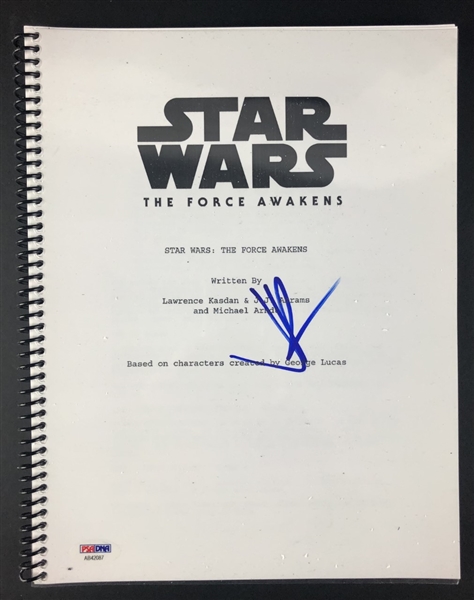Star Wars "The Force Awakens" Script signed by JJ Abrams (PSA/DNA)