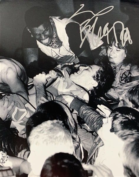 The Dead Kennedys: Jello Biafra In-Person Signed 8" x 10" B&W Photo (Beckett/BAS Guaranteed)