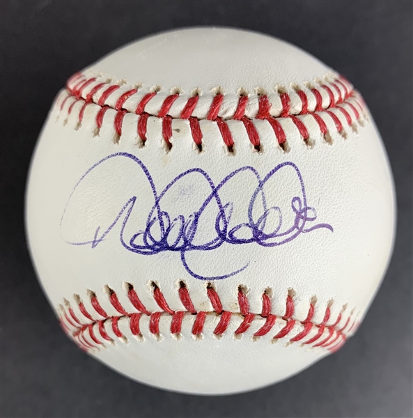 Derek Jeter Single Signed OML Baseball (Steiner COA)