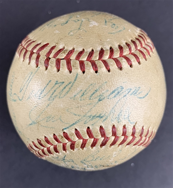 1956 American League All-Stars Team Signed OAL Baseball with Williams, Mantle, Berra, Martin, etc. (21 Sigs)(PSA/DNA)