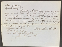 (Abraham Lincoln) Handwritten Legal Document Featuring 69 Words Written in Lincolns Hand (Beckett/BAS Guaranteed)