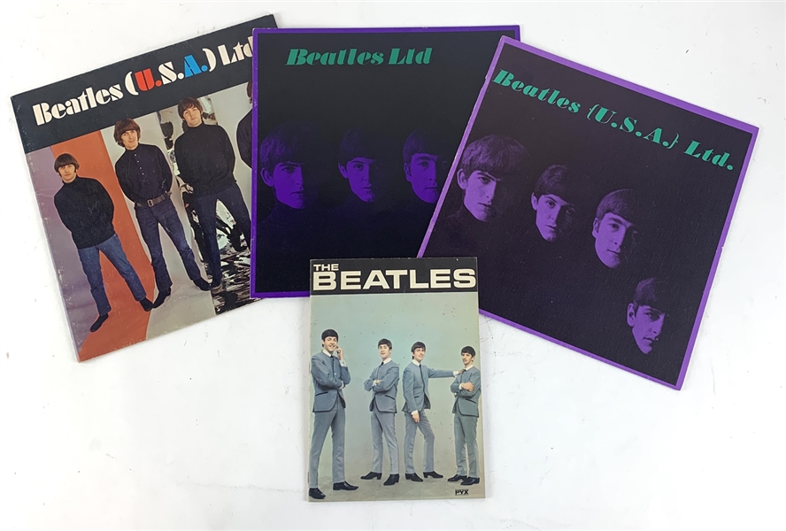 Beatles Lot of Four (4) Vintage Concert Programs from 1964 & 1966