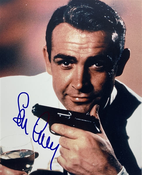 Sean Connery Signed 8" x 10" Color Photo as "Agent 007: James Bond" (JSA LOA)