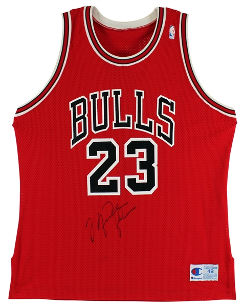 Michael Jordan Signed Chicago Bulls Signed Pro Model Jersey (JSA LOA)