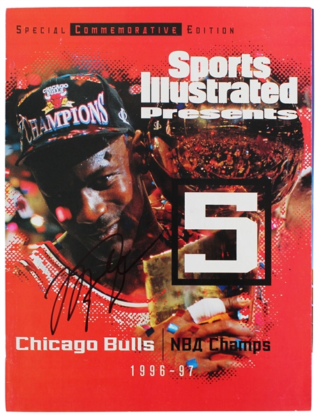 Michael Jordan Signed 1997 Sports Illustrated Magazine Cover (JSA LOA)