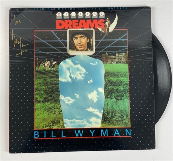 Original Rolling Stones Bassist: Bill Wyman signed Solo Album *RARE! (Beckett/BAS Guaranteed)