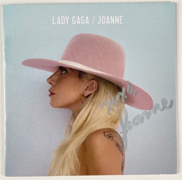 Lady Gaga Signed "Joanne" CD Cover (JSA Guaranteed) 