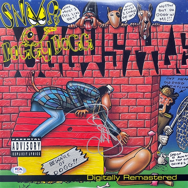 Snoop Doggy Dogg Signed "Doggystyle" Record Sleeve & Vinyl (PSA/JSA Guaranteed)