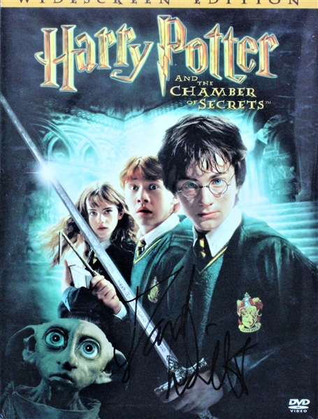 Daniel Radcliffe Signed "Harry Potter Chamber of Secrets" DVD (ACOA)