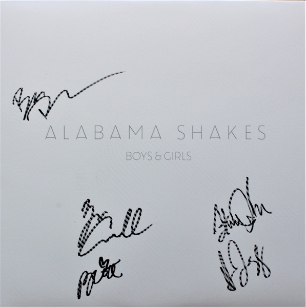 Alabama Shakes Debut Album Signed by all 4 Members (ACOA) 