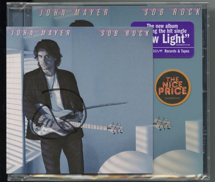 John Mayer Signed "Sob Rock" CD (Beckett/BAS Guaranteed)