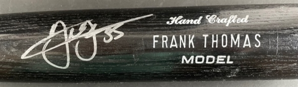 Frank Thomas Signed Worth Personal Model Baseball Bat (Beckett/BAS)