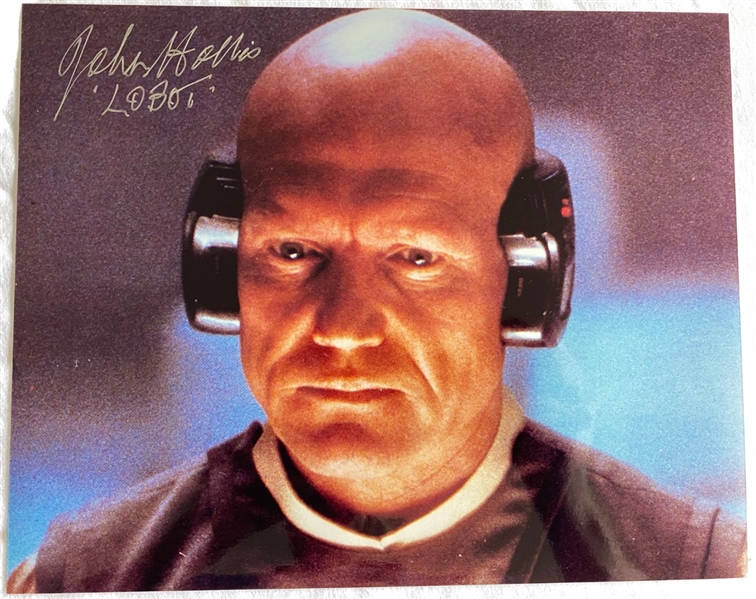 Star Wars: John Hollis Rare Signed “Lobot” 8x10 Photo (BAS/BAS Guaranteed)