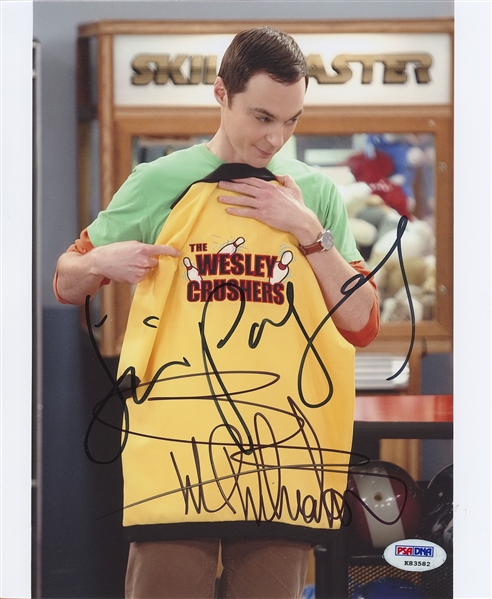 Big Bang Theory: Parsons & Wheaton Signed Photo (PSA) (Beckett/BAS Guaranteed) 