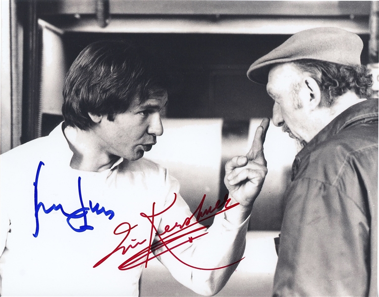 Star Wars: Harrison Ford & Irvin Kershner Signed 10” x 8” Photo from “The Empire Strikes Back” (Beckett/BAS Guaranteed)