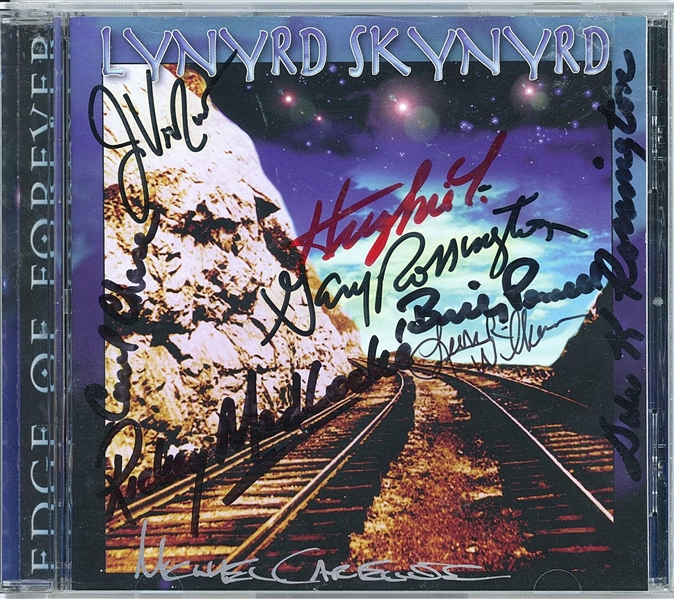 Lynyrd Skynyrd Group Signed “Edge of Forever” CD (9 Sigs) (BAS Guaranteed)