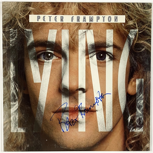 Peter Frampton In-Person Signed “Lying” 12” EP Record (John Brennan Collection) (BAS Guaranteed)