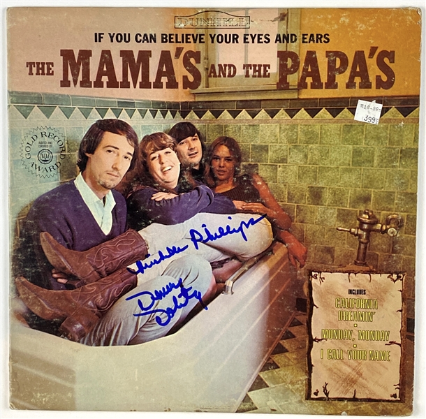 Mamas and Papas In-Person Signed ”If You Can Believe Your Eyes and Ears” Record Album (2 Sigs) (John Brennan Collection) (BAS Guaranteed) 