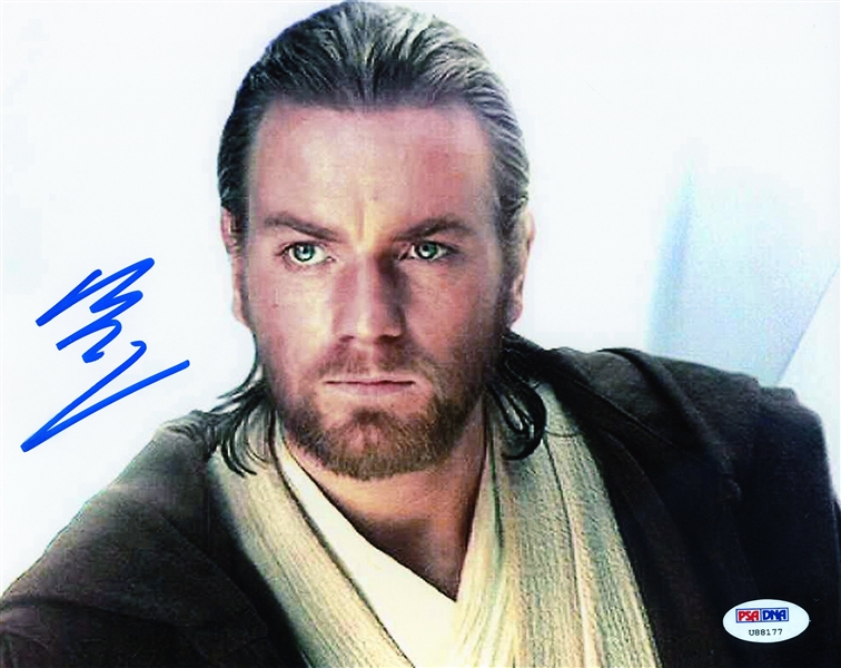 Star Wars: Ewan McGregor Signed 8" x 10" Color Photo as Obi Wan Kenobi (PSA/DNA