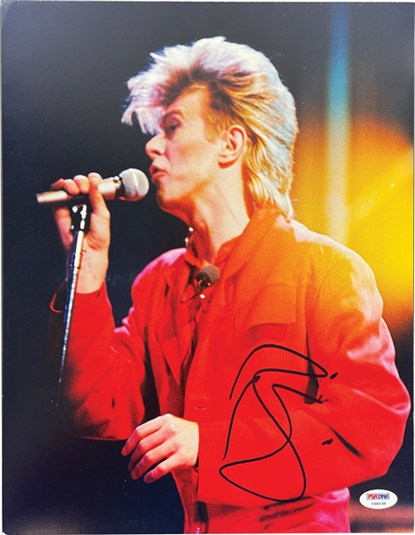 David Bowie Signed 11" x 14" Color Photo (PSA/DNA COA)