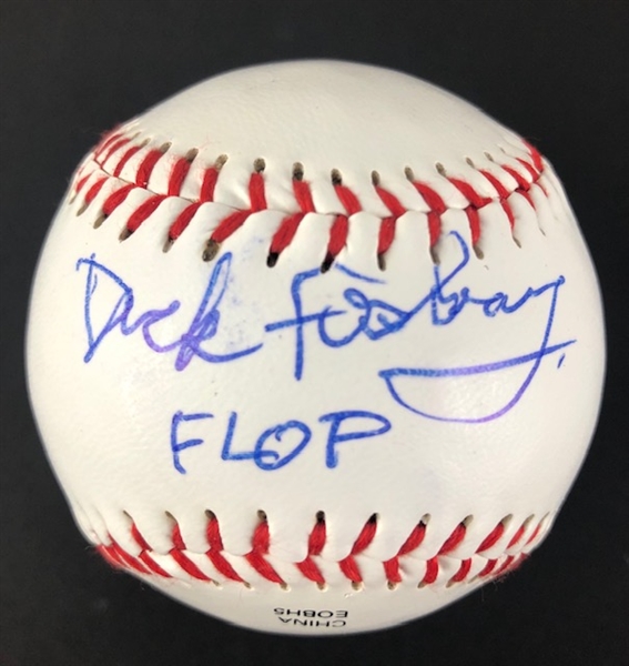 Olympic Gold Medal Track & Field Star Dick Fosbury Signed Baseball (JSA)