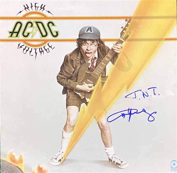 Angus Young Signed ACDC High Voltage Album (BAS Guaranteed)