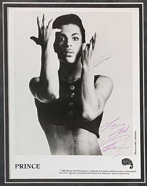 Prince Signed 8" x 10" Photo (BSA Guaranteed)