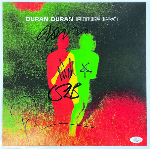 Duran Duran: Le Bon, Nick Rhodes, John Taylor, and Roger Taylor Signed Album Insert (JSA)