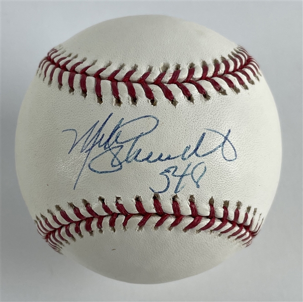 Mike Schmidt Signed OML Baseball (Steiner and MLB)