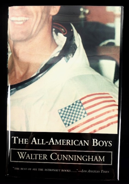 "The All American Boys" Hardcover book, signed on the inside page by former Astronaut Walter Cunningham (Beckett/BAS Guaranteed)