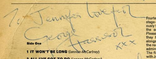 The Beatles: Paul McCartney, John Lennon & George Harrison Vintage Signed With The Beatles Parlaphone UK Album (PSA/DNA)