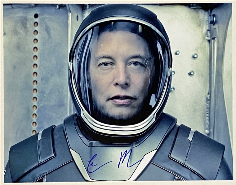 Elon Musk Signed 14” x 11” Photo (ACOA Authentication) 