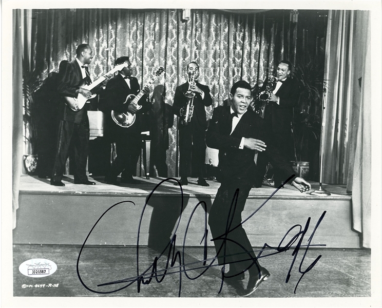 Chubby Checker In-Person Signed 10” x 8” Photo (John Brennan Collection) (JSA Authentication)