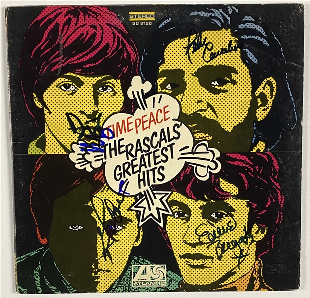 The Rascals In-Person Group Signed “Time Peace: The Rascals’ Greatest Hits” Record Album (4 Sigs) (John Brennan Collection) (BAS Guaranteed)