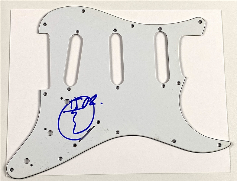 Steve Winwood In-Person Signed Stratocaster-Style Pickguard (John Brennan Collection) (Beckett/BAS Guaranteed) 