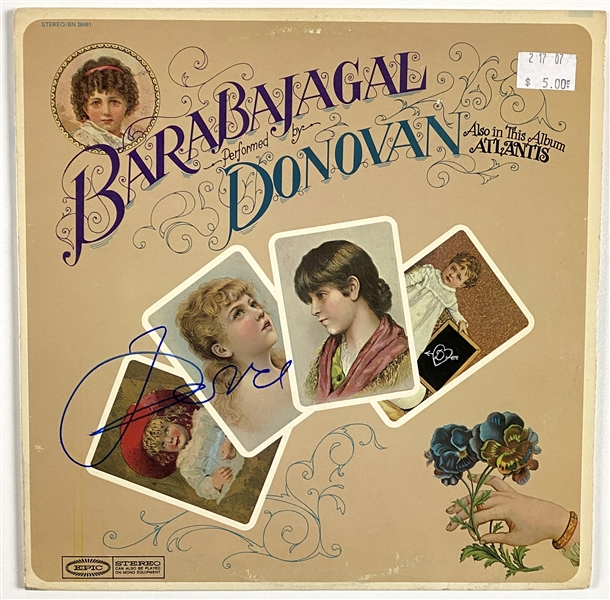 Donovan In-Person Signed “Barabajagal” Album Record (John Brennan Collection) (BAS Authentication) 