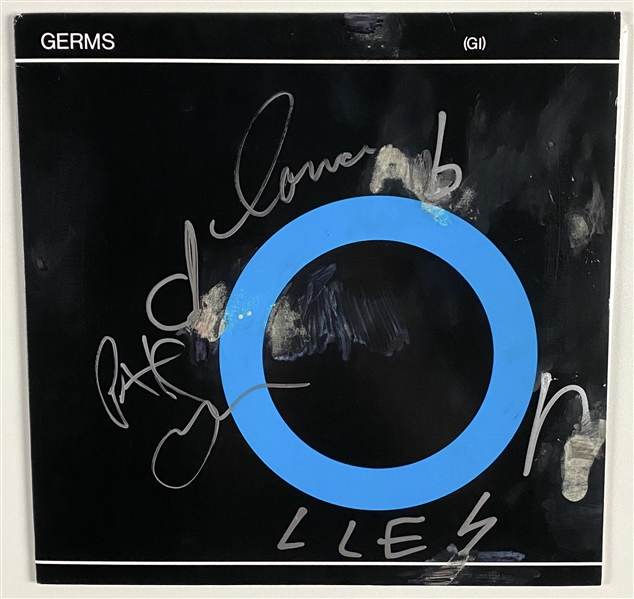 The Germs Group Signed In Person “GI” Record Album (3 Sigs) (John Brennan Collection) (Beckett/BAS Guaranteed)