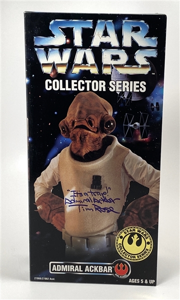 Star Wars: “Admiral Ackbar” Tim Rose Signed 11” Figurine Toy (Celebrity Authentics) (Beckett/BAS Guaranteed)