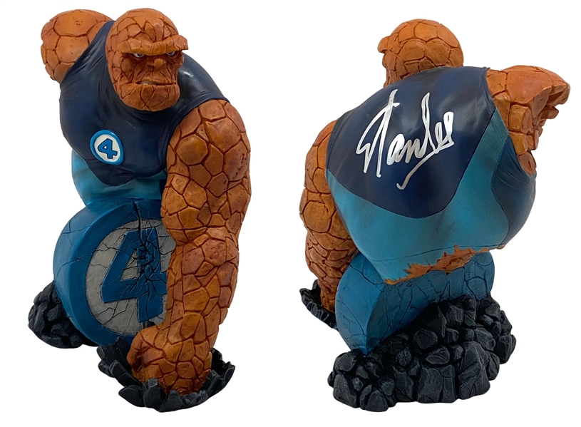 Fantastic Four: Stan Lee Signed “The Thing” Limited-Edition Marvel Bust (Beckett/BAS Guaranteed)