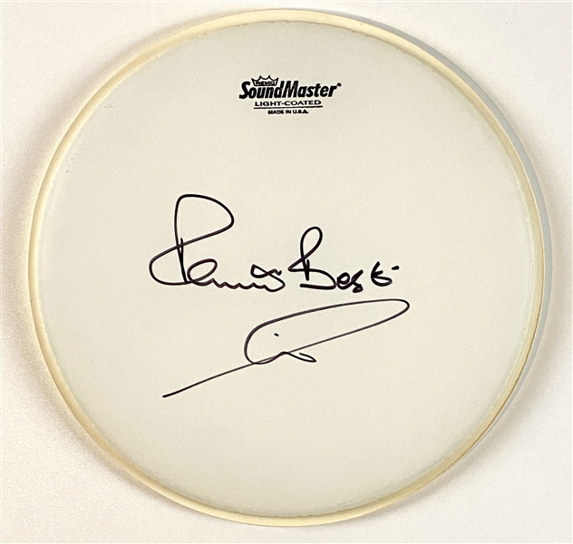 Beatles: Pete Best Signed 10” Drumhead (Beckett/BAS Guaranteed) 